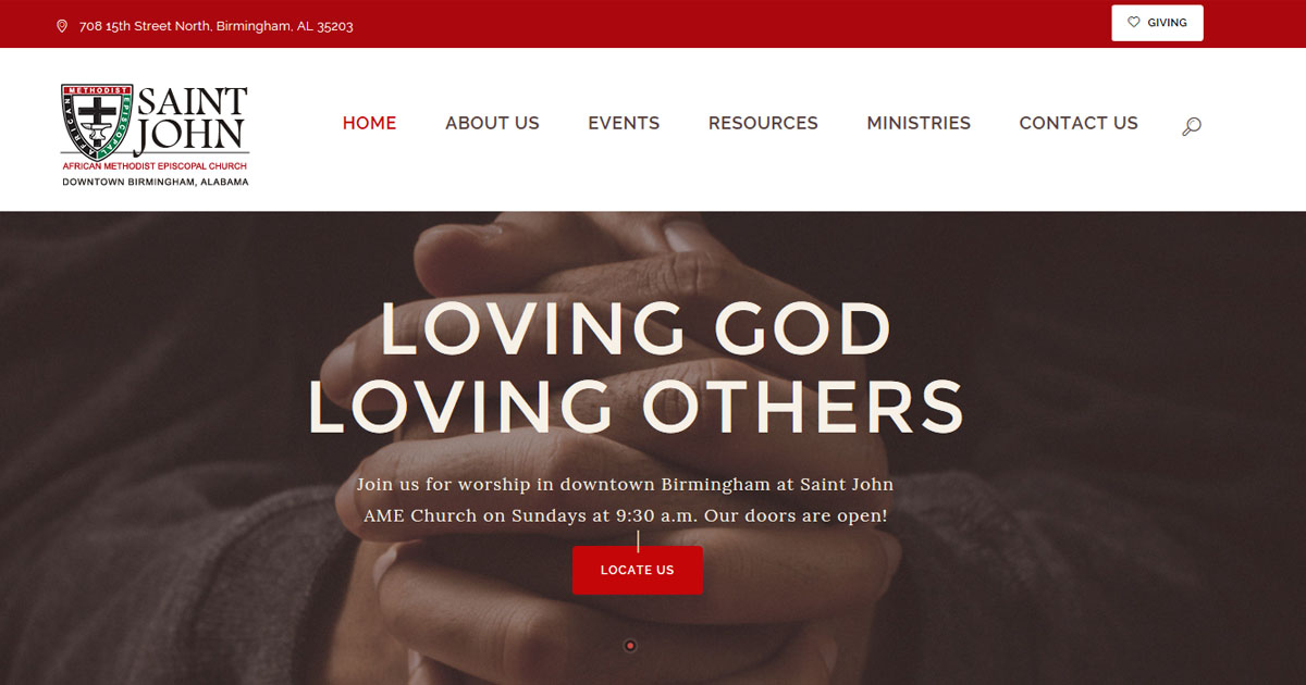 Home Saint John AME Birmingham
